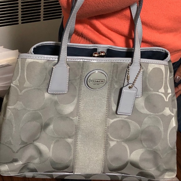 periwinkle coach purse